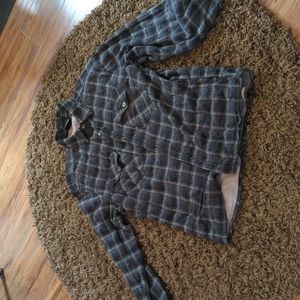Flannel shirt with thermal inside